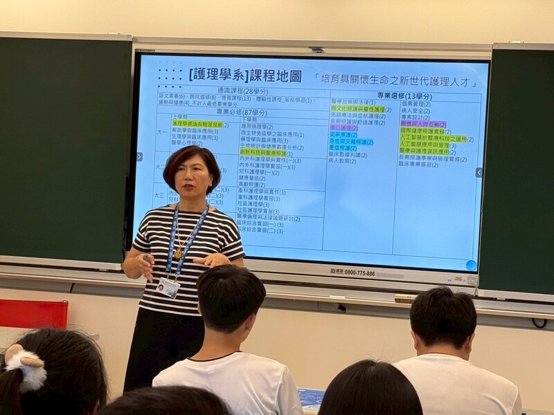 114.09.15台南南寧高中學生來訪_學系宣導圖片